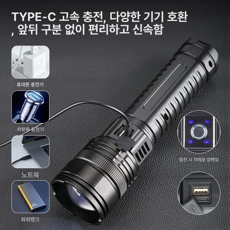 LED 충전식 초강력 초장시간 야외 조명 최상위 초장기 대기+초장기 대용량 9988AH - 상세 이미지 2