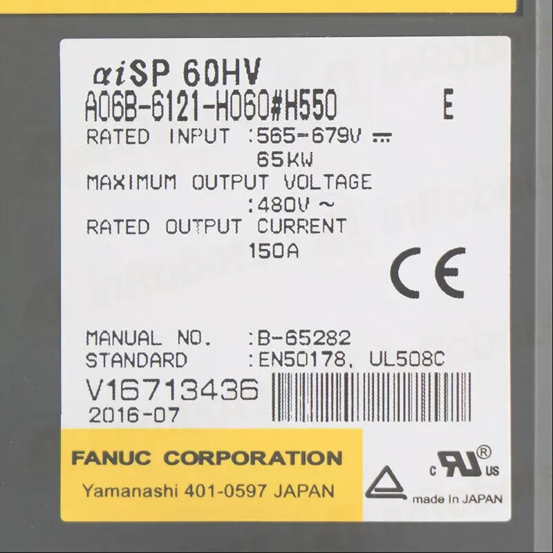 새 A06B-6121-H060 Fanuc 드라이브 12 개월