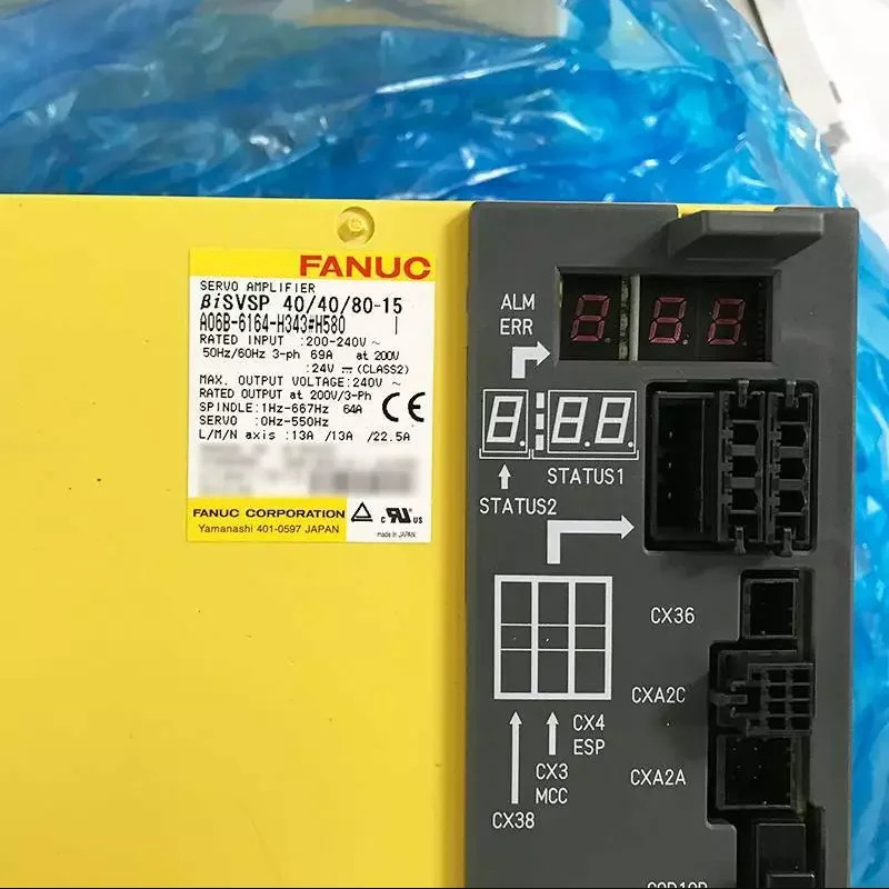 새 A06B-6164-H343 Fanuc 드라이브 12 개월