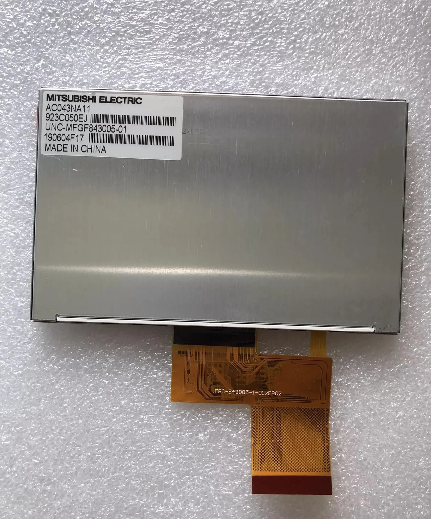 고휘도 LCD 스크린 AC043NA11 디스플레이 4.3 인치 신