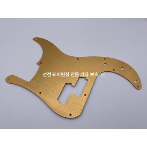 프리미엄 펜더 실버 P 베이스 픽가드 기타 스크래치 플레이트 실버 - 상세 이미지 5