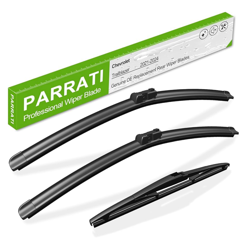 PARRATI 쉐보레 트레일블레이저 2021-2024용 3피스 - 윈드실드 교체품 코팅 정확한 조용한 줄무늬 24+18+11 없음 사계절용 와이퍼 그래핀 - 메인 이미지