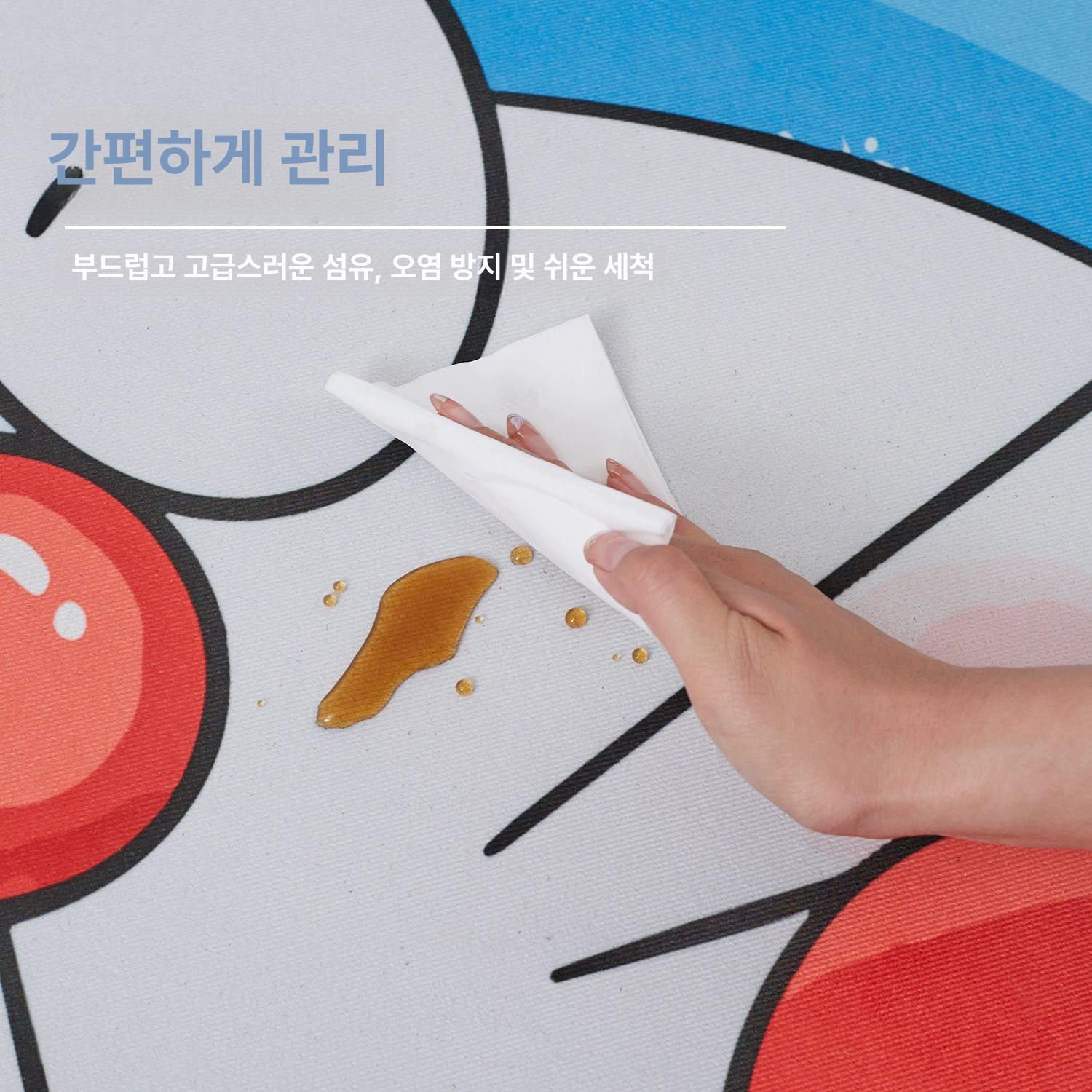 도라에몽 매트 카페트 공부방 카펫 미끄럼 방지 소파 침대 거실 방 바닥 MA 120cm - 상세 이미지 2