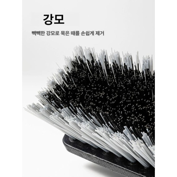 강력 청소 철브러쉬 밀대 수세미 쇠솔 17cm 1.2m스테인리스스틸손잡이 돌계단 화장실 17cm 1.2m스테인리스스틸손잡이 - 상세 이미지 4