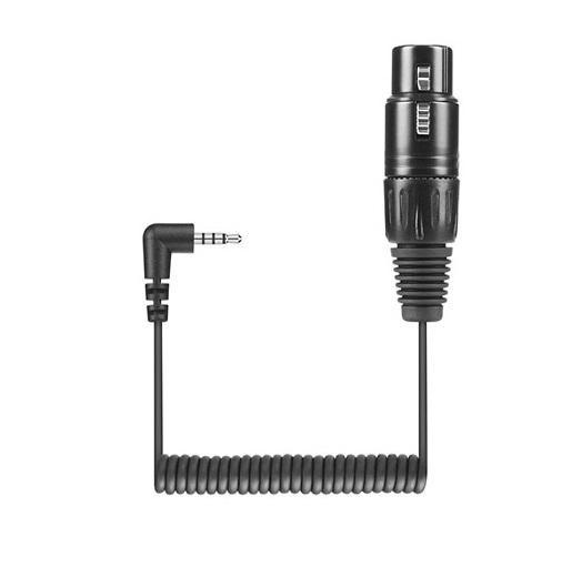 [젠하이저] KA600I XLR to 3.5 코일 케이블 모바일용 (TRRS) 직각 40cm - 상품 이미지