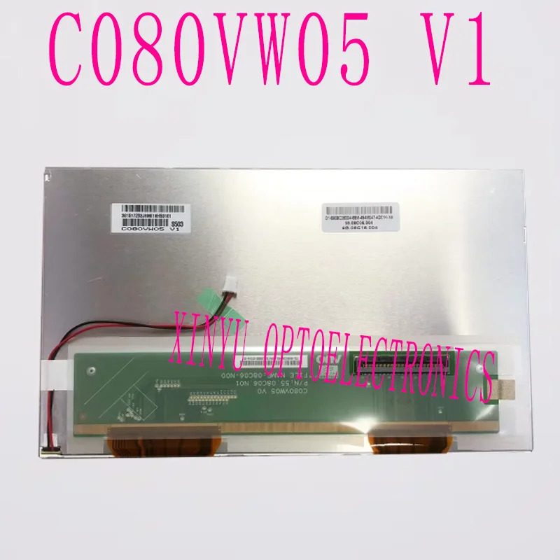 AUOTFT LCD 디스플레이 스크린 자동차 패널 8 인치 C080VW05 V1 V0