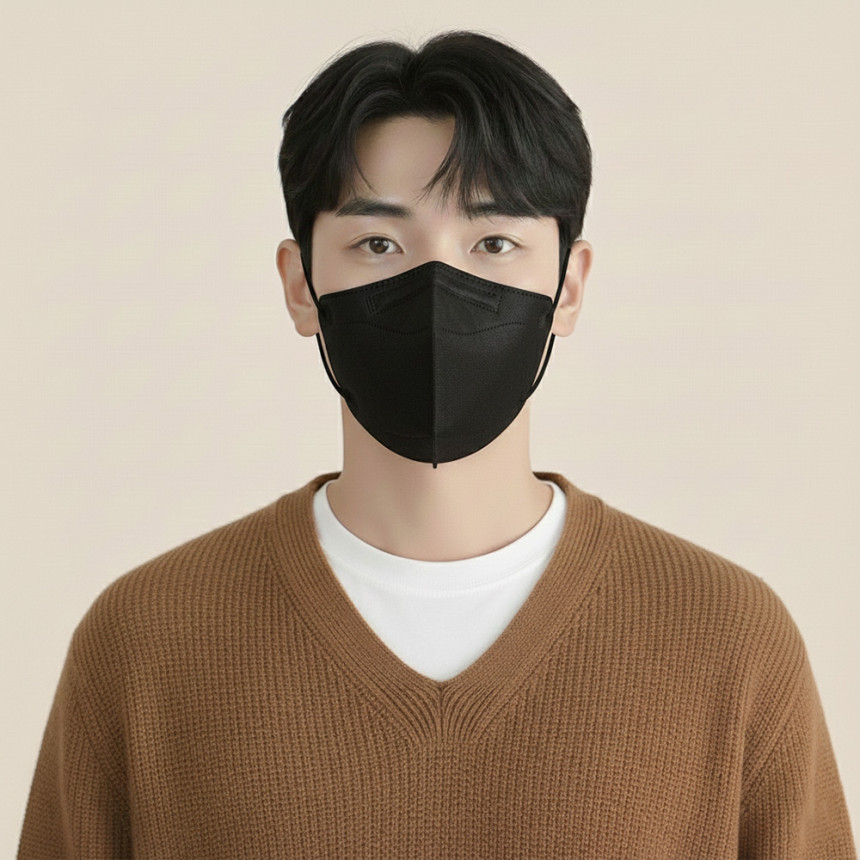 메디케이알 데일리핏 새부리형 KF94 대형 100매 컬러 황사마스크 사진 4