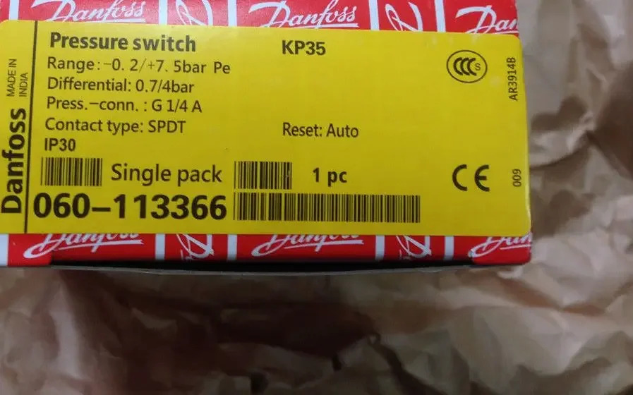 KP35 060-1133 060- 113366 압력 스위치 컨트롤러 danfoss