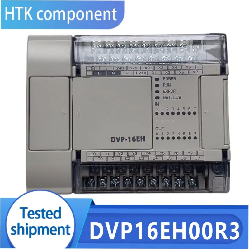 원본 DVP16EH00R3 PLC 모듈