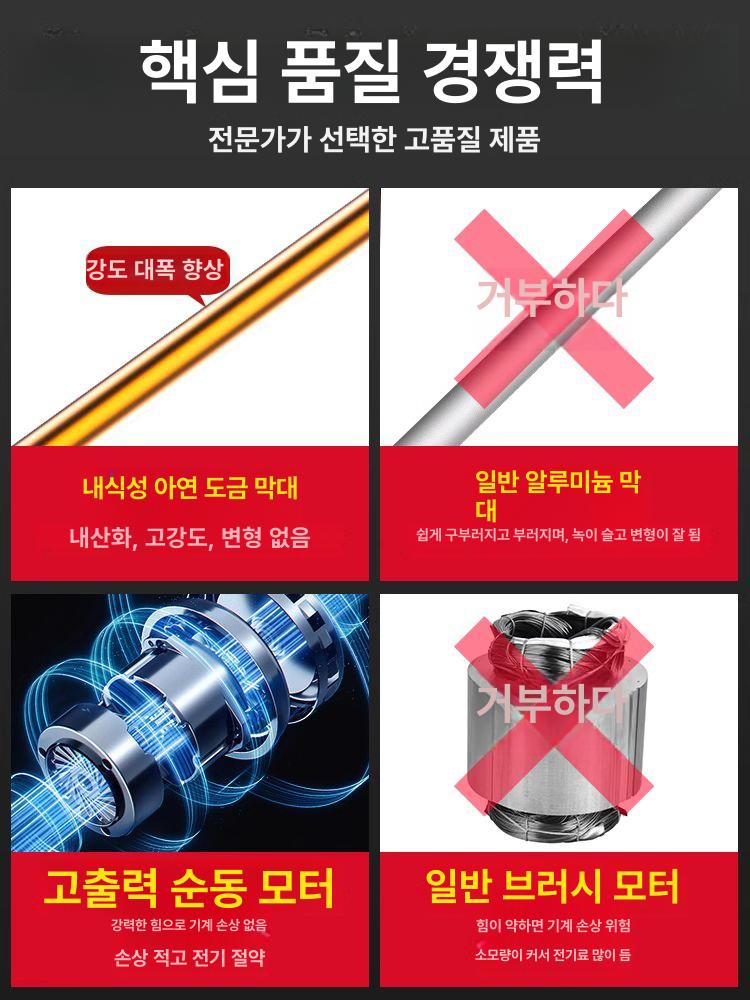 전기 유선 예초기 풀 정원 깎는 잔디용 가정용 전동 기계 잔디 제초기 벌초 원예 - 상세 이미지 3