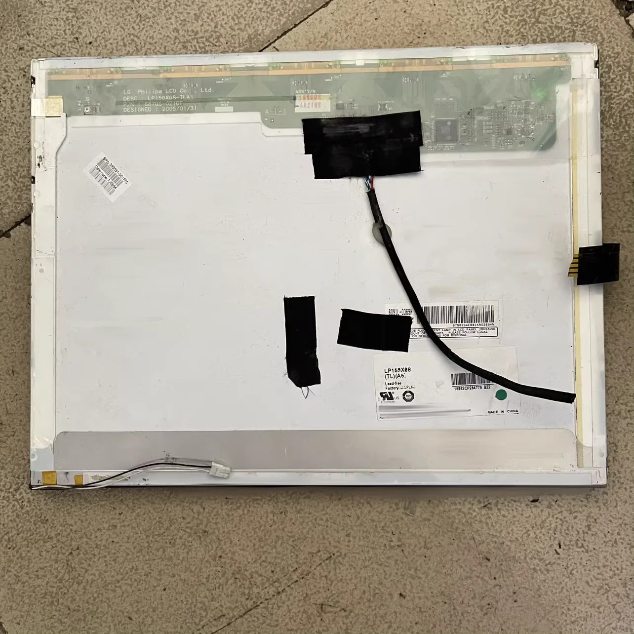 LP150X08 TL AD A6 LCD 디스플레이 화면