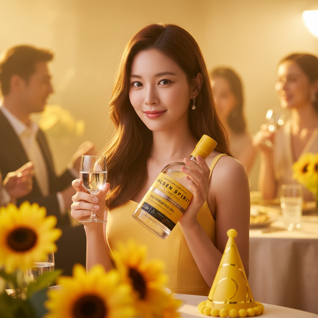 골든스피릿 더 라이트 21 지역특산주 증류식소주 노브랜드 소주 375ml - 상품 이미지