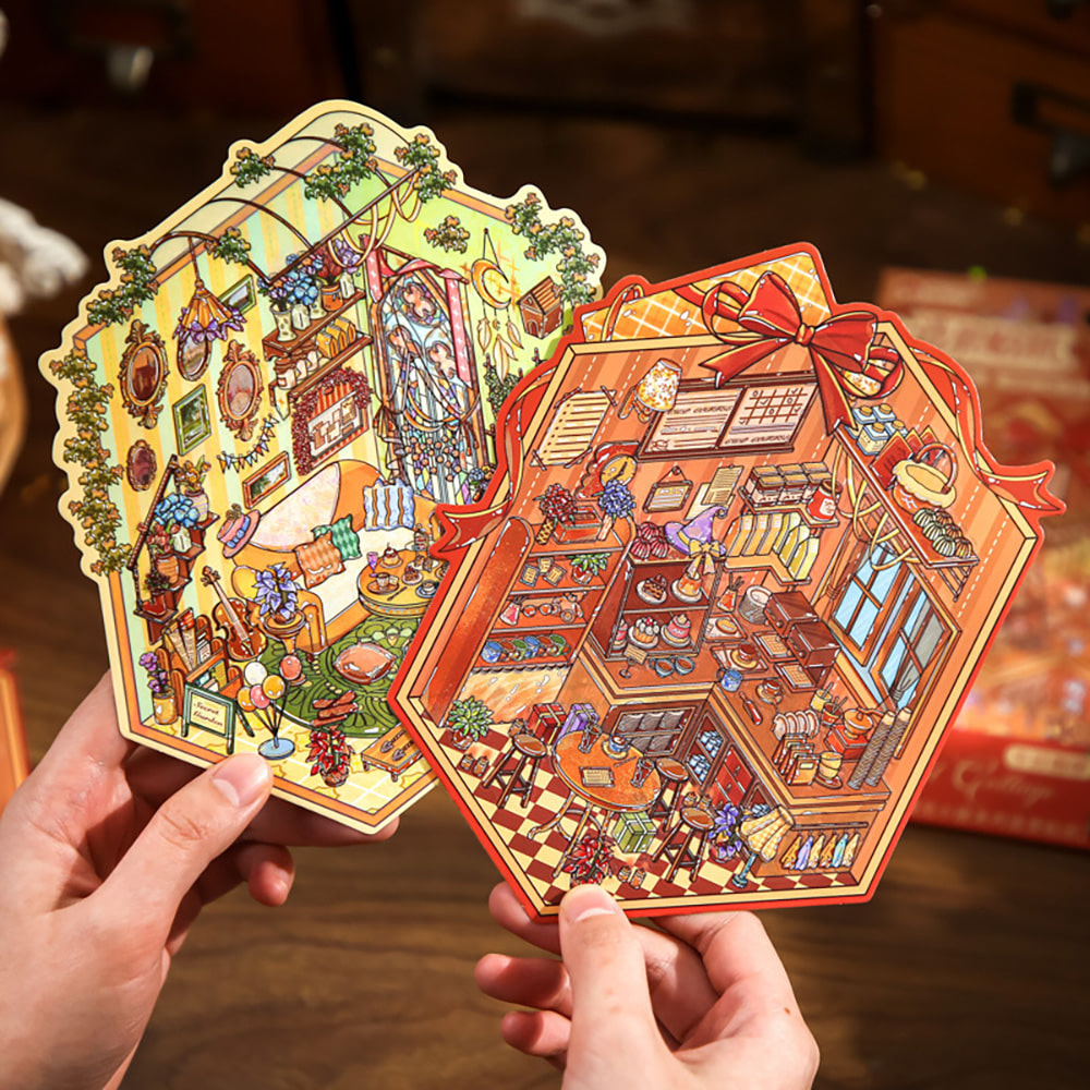 [세트구매 2종] 3D방꾸미기 다꾸 스꾸 씬스티커 고요한 시간 실사용 후기 | 효과 있을까? - 대표 이미지