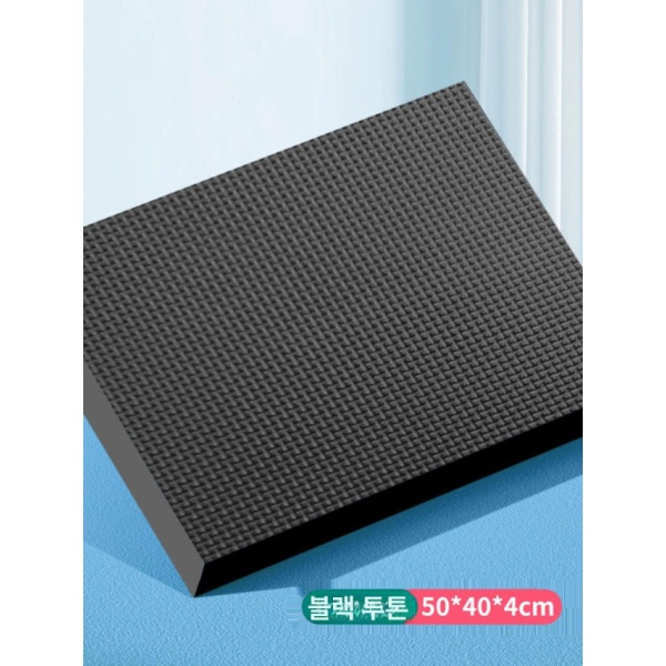 프리미엄 필라테스 팔꿈치 무릎 보호대 대형 스카이블루 50 x 40x6cm 피트니스 매트 운동 소 방지 소형 블루핑크 50 x 33x4cm - 상세 이미지 3
