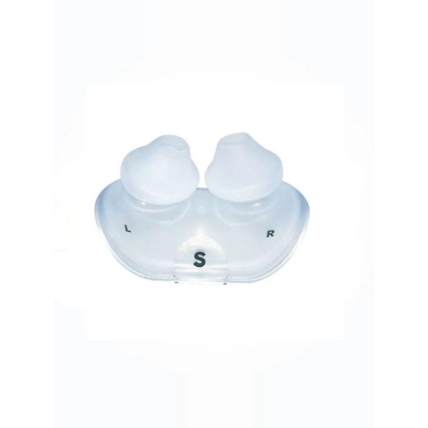 최적화된 비강 쿠션 마스크 프레임과 교체용 필로우 교체 CPAP S 코 베개 패드 국내용 헤드밴드+스냅 버클 - 상품 이미지