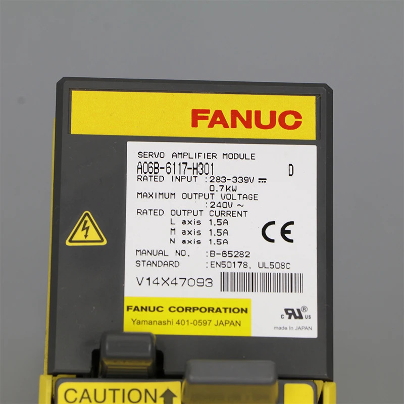 새 A06B-6117-H301 Fanuc 드라이브 12 개월