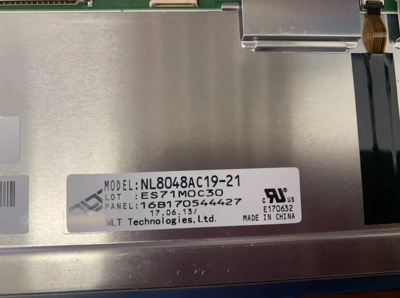 7인치 NL8048AC19-13 NL8048AC19-21 LCD 화면