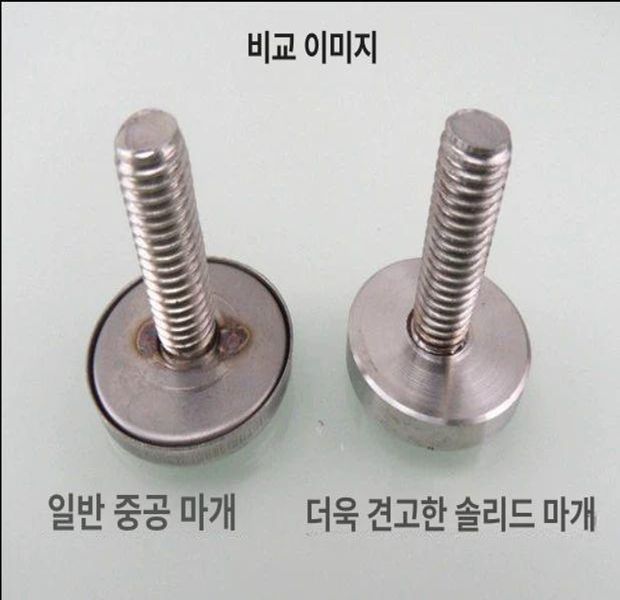 스텐 볼라드 U자형 방지 볼라드 매립형 주차 앙카 22mm 440mm - 상세 이미지 3