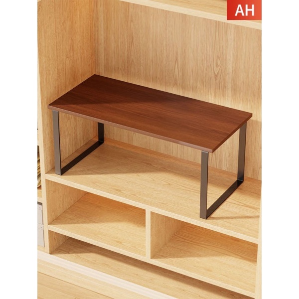 모던 이동식 원목 선반 서랍 진열장 미니 다용도실 수납 카페 블랙 티크 60 x 45x30cm 높임형 블랙 티크 40 x 25x20cm 기본형 - 상품 이미지