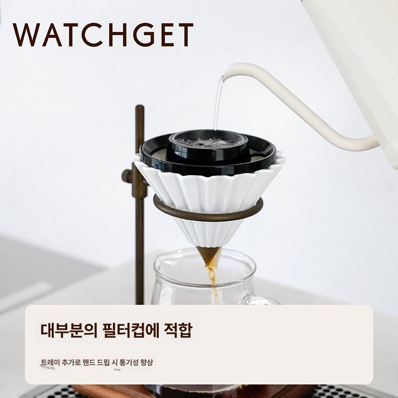 핸드드립 멜로드립 추출 필터 블랙 커피 주방 포트 도구 손잡이 액세서리 선반 - 상세 이미지 4