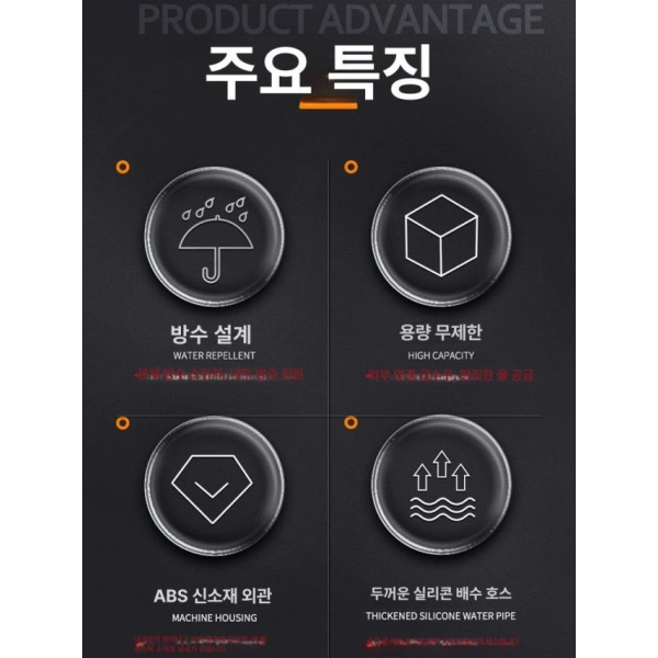 최강 해빙기 스팀기 수도 고압 청소 동파방지 옐로우 2800W 플러스 직분사 표준 베이지화이트 프로 가정용 직분사 3종 - 상세 이미지 4