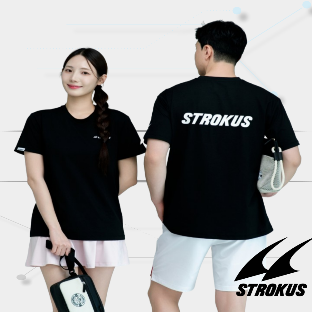 스트로커스 배드민턴 의류 티셔츠 남녀공용 26년 컬렉션 배드민턴복 STRT-2651 - 상품 이미지