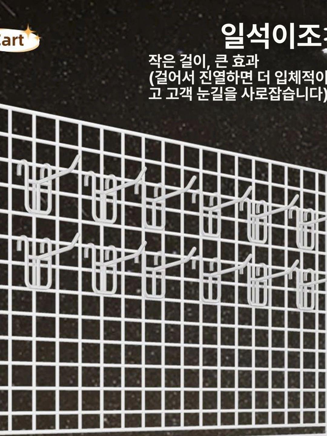야시장 판매대 이동식 플리마켓 가판대 행사매대 화이트 65cm 소형 바퀴 - 상세 이미지 4