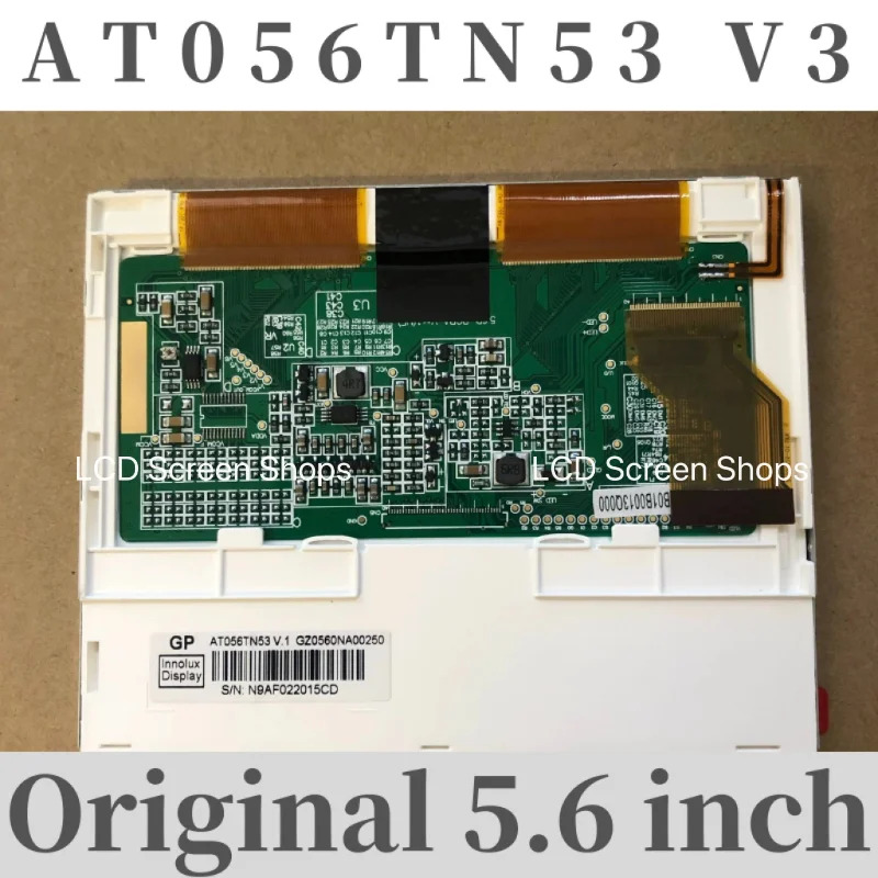 오리지널 5.6 인치 AT056TN53 V.1 V.0 AT056TN52 V.3 터치 LCD 화면