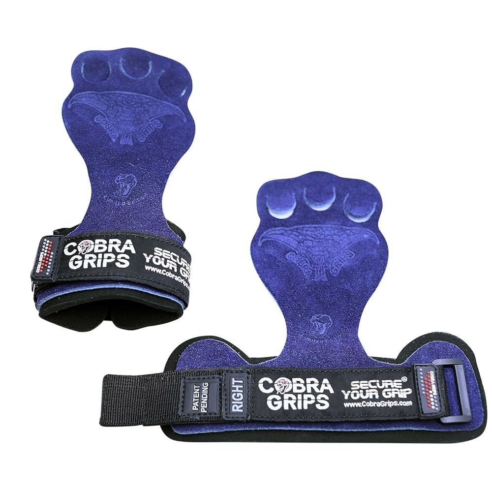 Cross Training Grips 최고의 체조 블루 굳은살 풀업으로부터 역도 그립, 9.5-10.8cm(3.75-4.25인치), 보호합니다. 턱걸이 및 (스몰 손을 가죽) 물집 - 상세 이미지 2