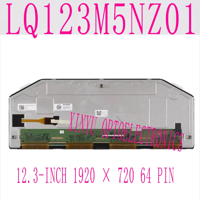 샤프 오리지널 12.3인치 LQ125NZ01 LCD 디스플레이 화면 1920 720 64핀