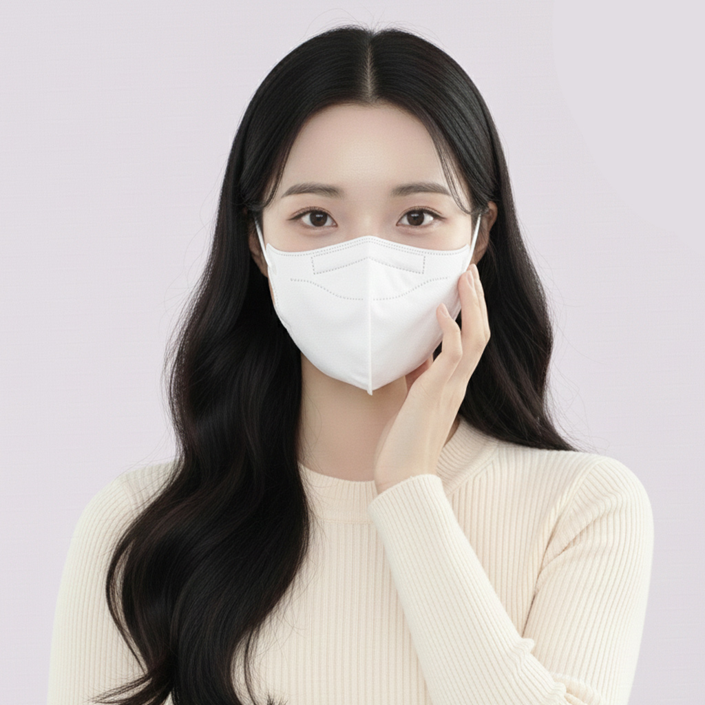메디케이알 데일리핏 새부리형 KF94 대형 100매 컬러 황사마스크 상품 이미지