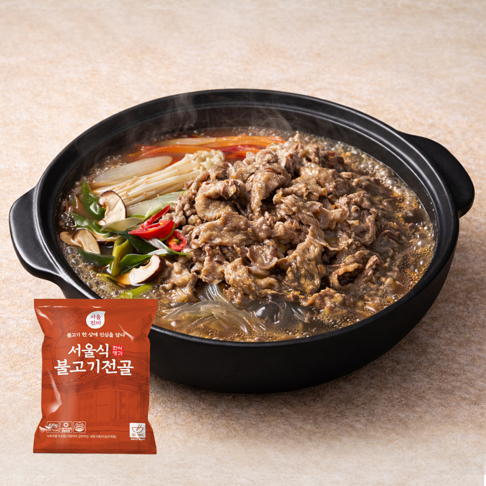 참도깨비 서울식 소불고기 전골420g - 상품 이미지