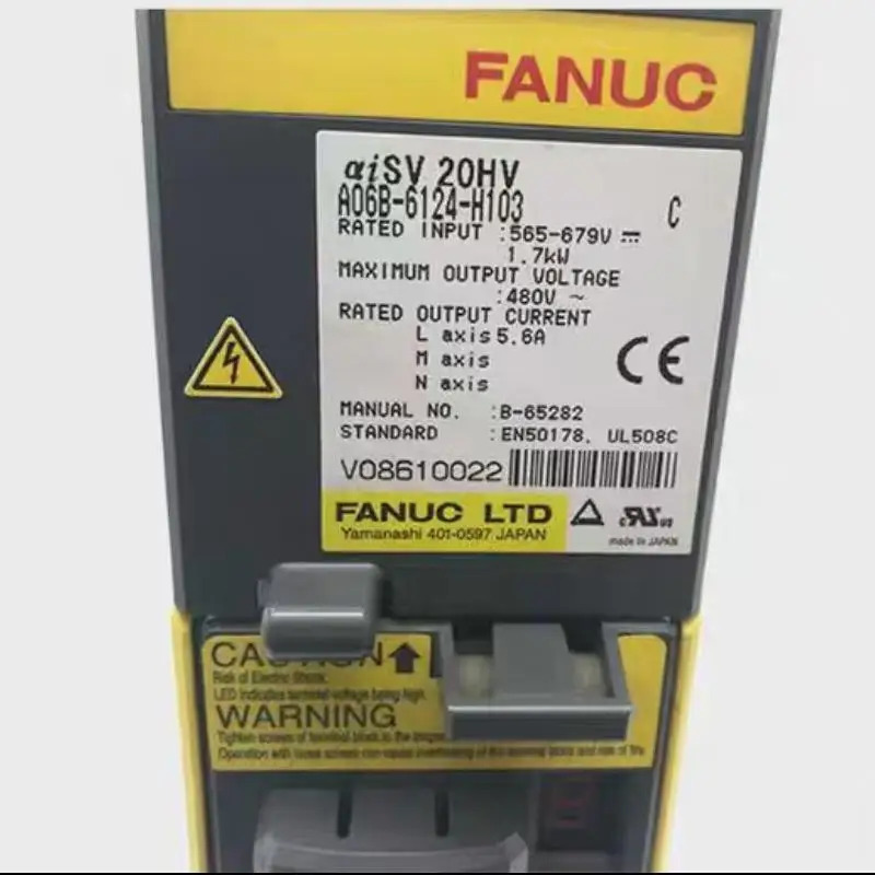 새 A06B-6124-H103 Fanuc 드라이브 12 개월