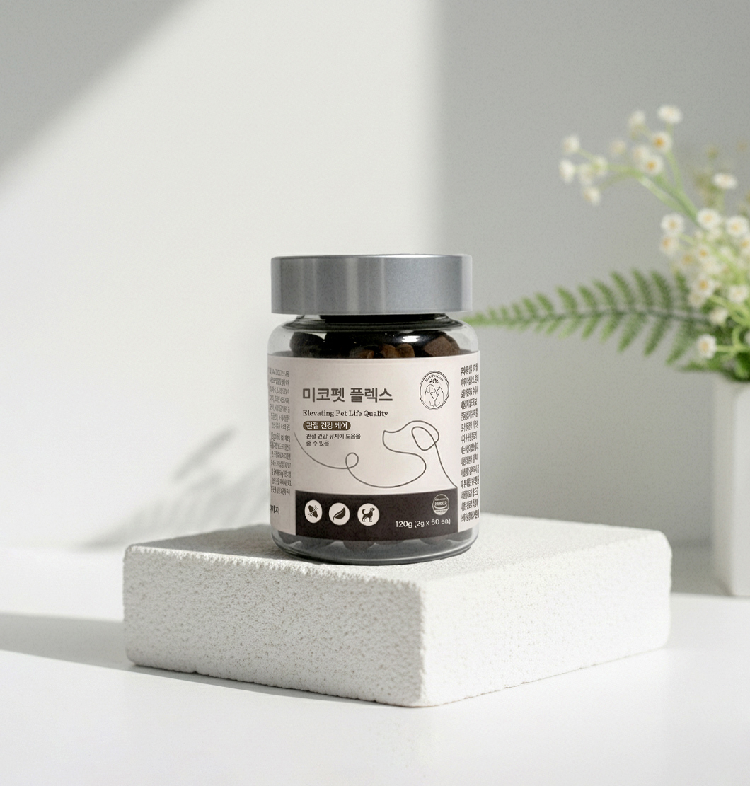 메디펫케어 강아지 반려견 슬개골 관절염 미코펫 플렉스 영양제 관절건강, 120g, 3개 - 상세 이미지 3