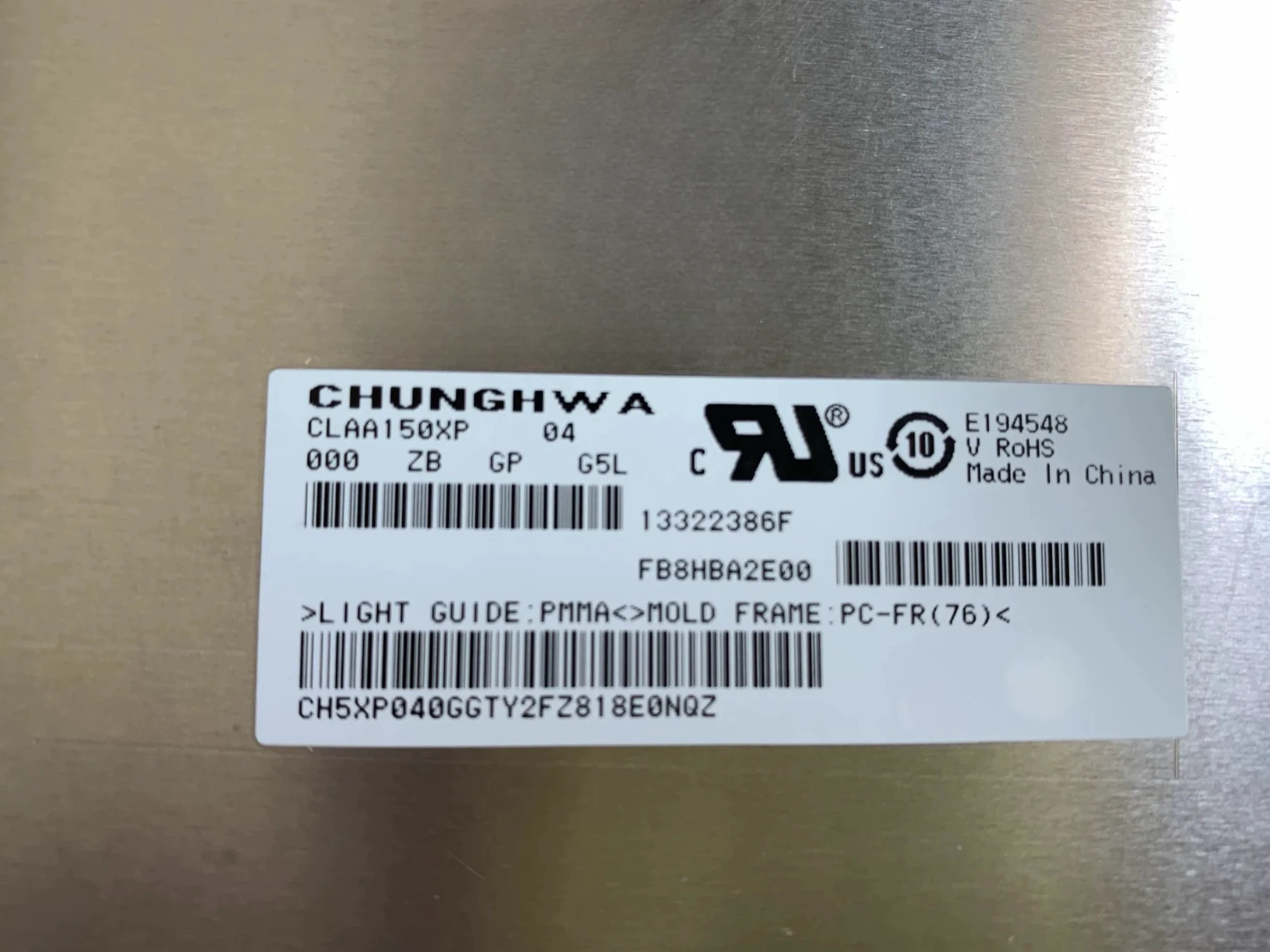CLAA150XP 04 오리지널 15인치 1024x768 LCD 모니터