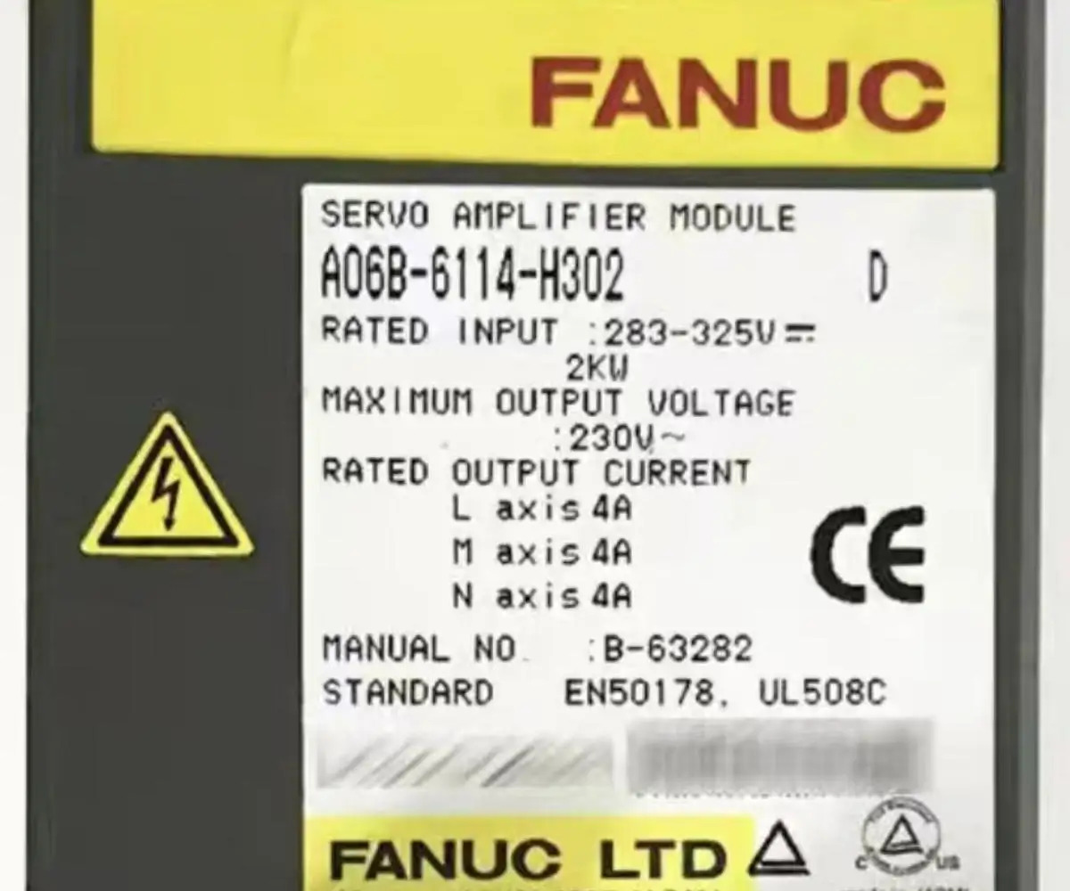 새 A06B-6114-H302 Fanuc 드라이브 12 개월
