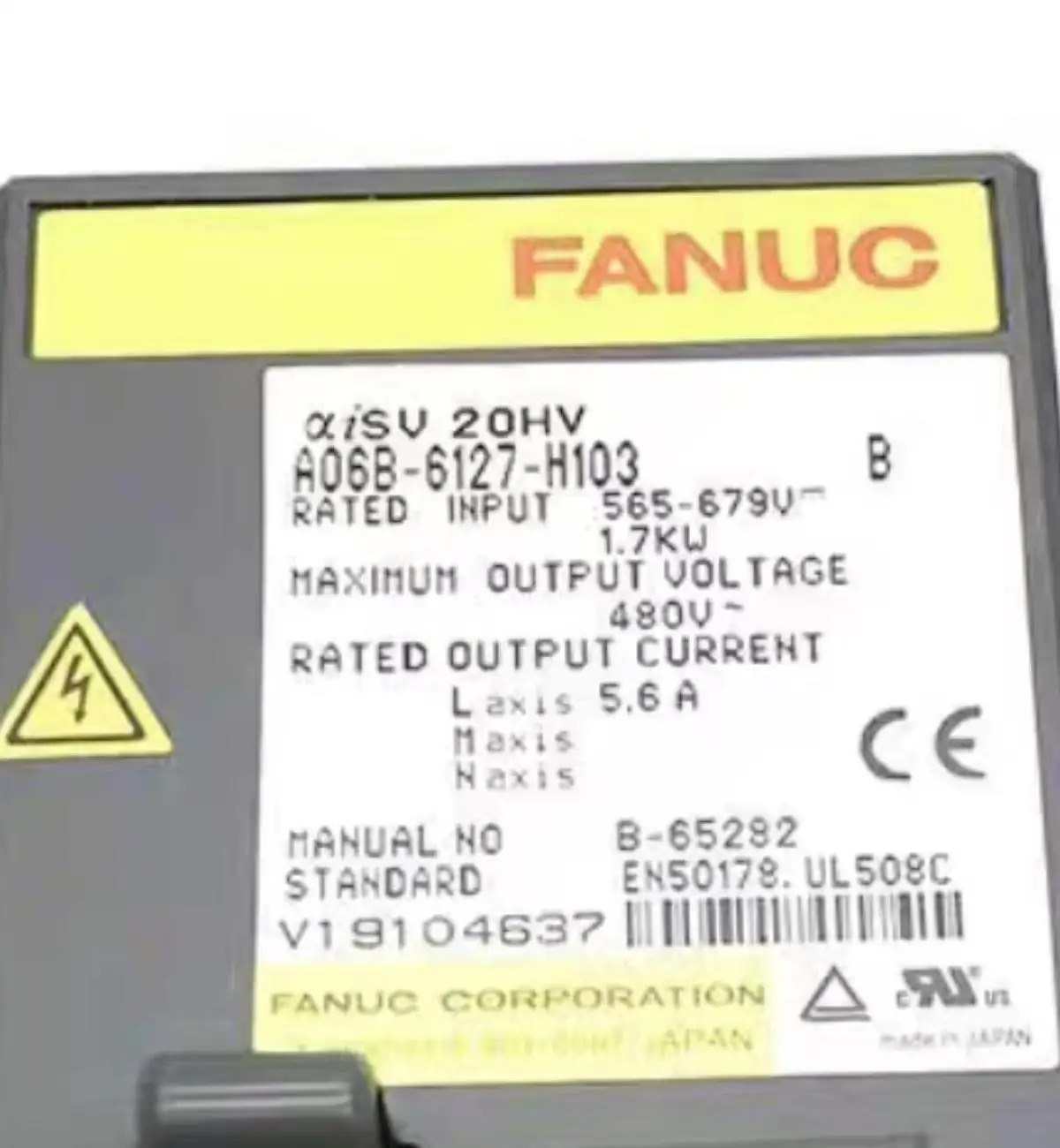 새 A06B-6127-H103 Fanuc 드라이브 12 개월