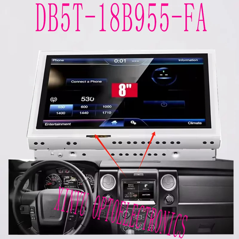 LQ080Y5DZ03 DB5T-18B955-FA는 FORD호환 F150 F250 F350 2013- 8 인치 동기 라디오 정보 디스플레이 화면