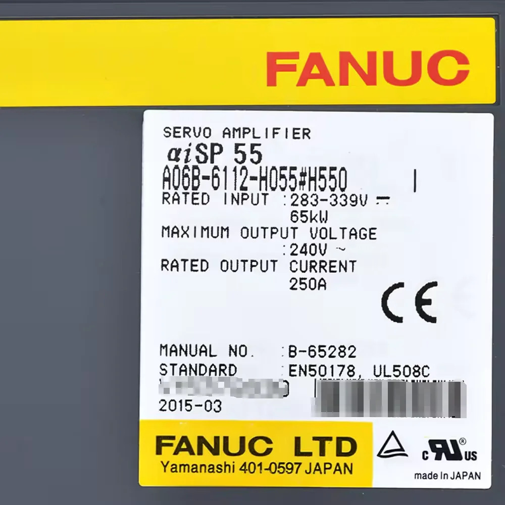 새 A06B-6112-H055 Fanuc 드라이브 12 개월
