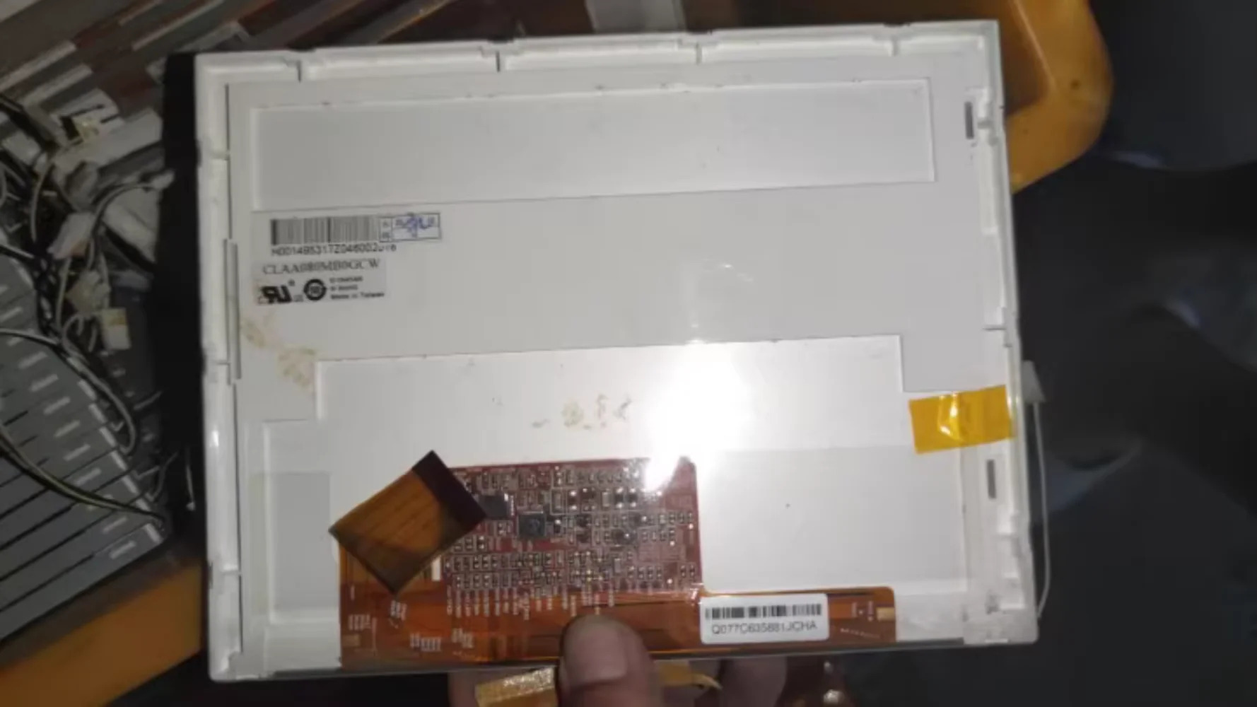 CLAA080MB0GCW 포장 오리지널 8인치 LCD 화면