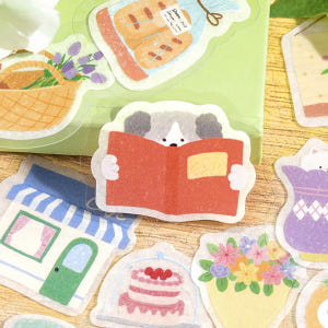 [세트구매 4종] 귀여운 심플 화지 다꾸 조각 스티커팩 실사용 후기 | 효과 있을까? - 상품 이미지 4
