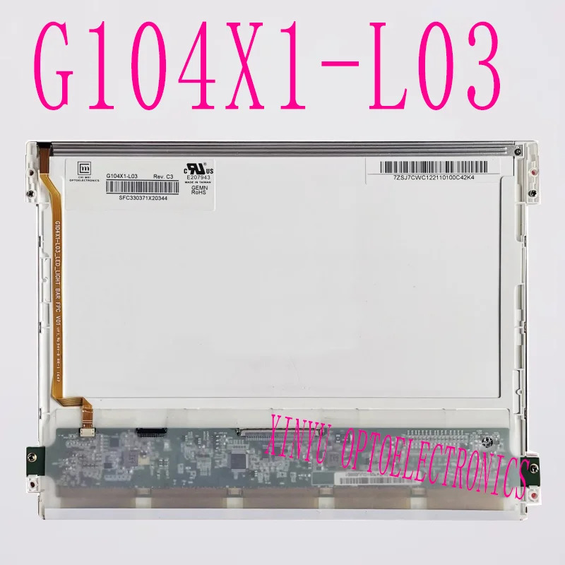 Innolux 오리지널 A 등급 LCD 패널 10.4 인치 G104X1-L03 산업스크린 디스플레이 VGA 컨트롤러 리퍼 보드 터치 스크린