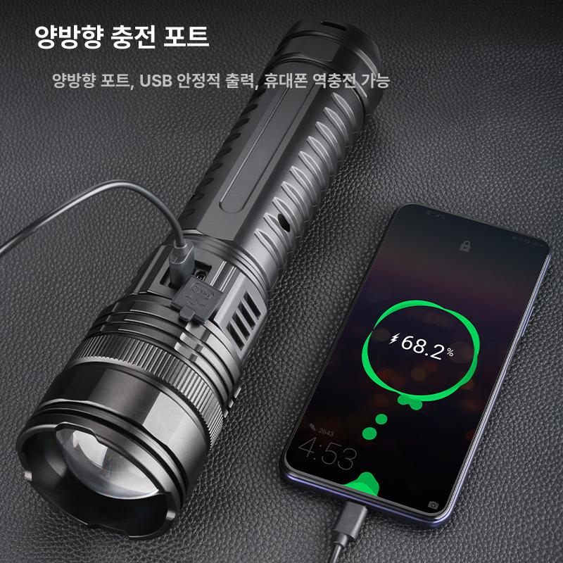 LED 충전식 초강력 초장시간 야외 조명 최상위 초장기 대기+초장기 대용량 9988AH - 상세 이미지 5