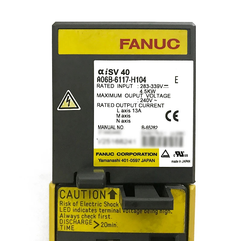 새 A06B-6117-H104 Fanuc 드라이브 12 개월