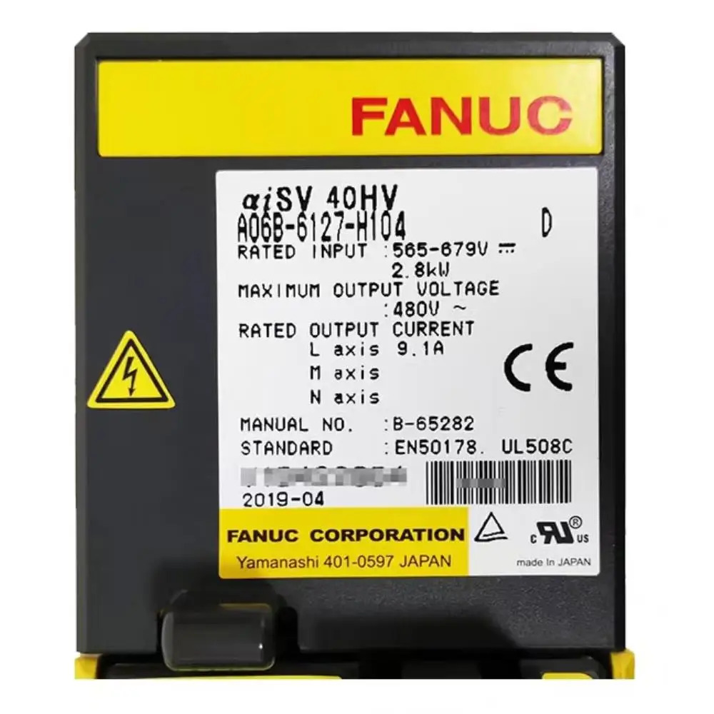 새 A06B-6127-H104 Fanuc 드라이브 12 개월