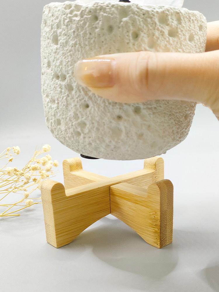 화분 받침대 거치대 절구 프레임 전통 나무틀 브래킷 목재 원목 멧돌 통나무 브래킷 - 상세 이미지 3