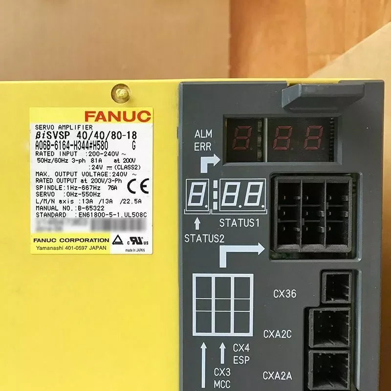 새 A06B-6164-H344 Fanuc 드라이브 12 개월