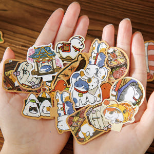 [세트구매 4종] 일본풍 고양이 다꾸 박스스티커 실사용 후기 | 효과 있을까? - 상품 이미지 4