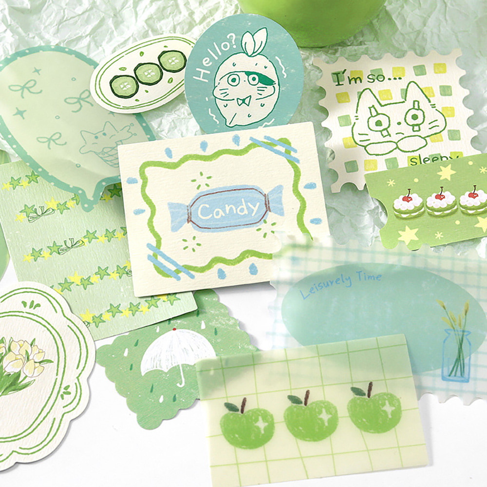 반투명소재 다이어리꾸미기 소재지 프루티 라이프 이미지 1