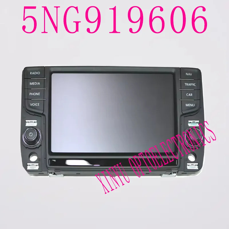 OEM 8인치 기계식 버튼 터치스크린 5NG 919606 090 606 폭스바겐호환 폭스바겐골프호환 7 7.5 Passat B8 Tiguan MK2 Touran LCD용